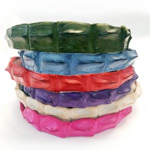 Coloured Crocodile Hatband